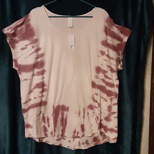 NWT tie-dye shirt size 22/24 LIVI Lane Bryant